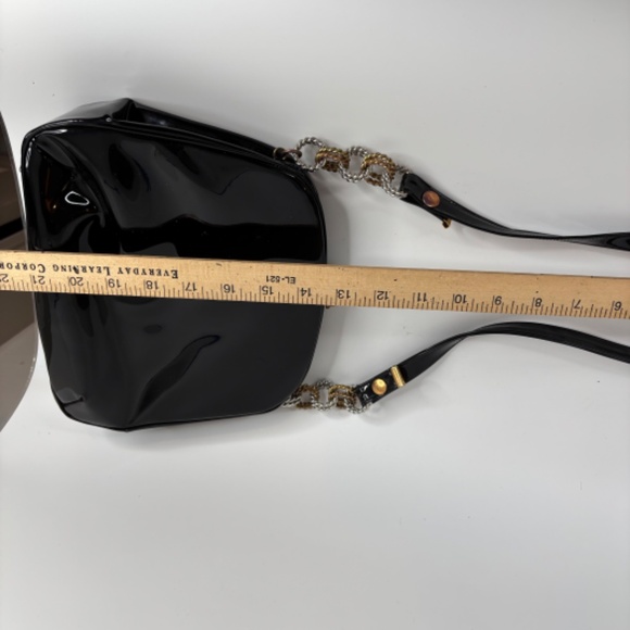 VTG 60s Purse Set of 3 Handbag Navy Ron Bienen Black Le Lis Beaded Made in Japan - Picture 8 of 14